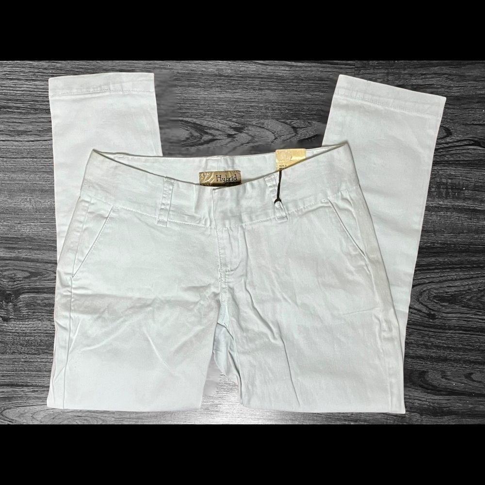 Y2K Hybrid & Company White Cropped Jeans 5